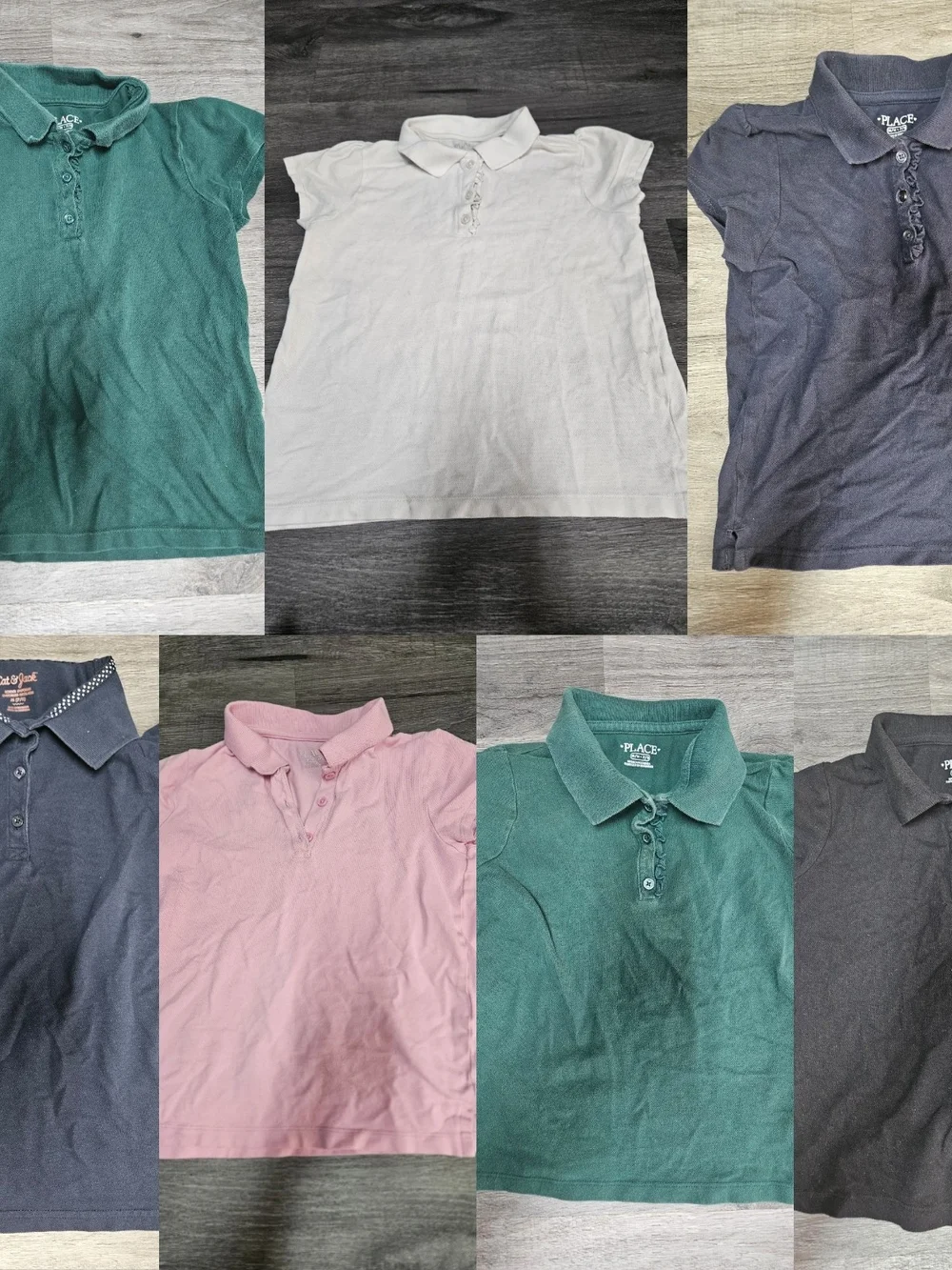Girls School Uniform Bundle 14 Pieces | Polo Shirts, Skorts & Dresses